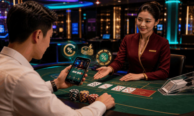Live baccarat daily rebates and cashback comparison