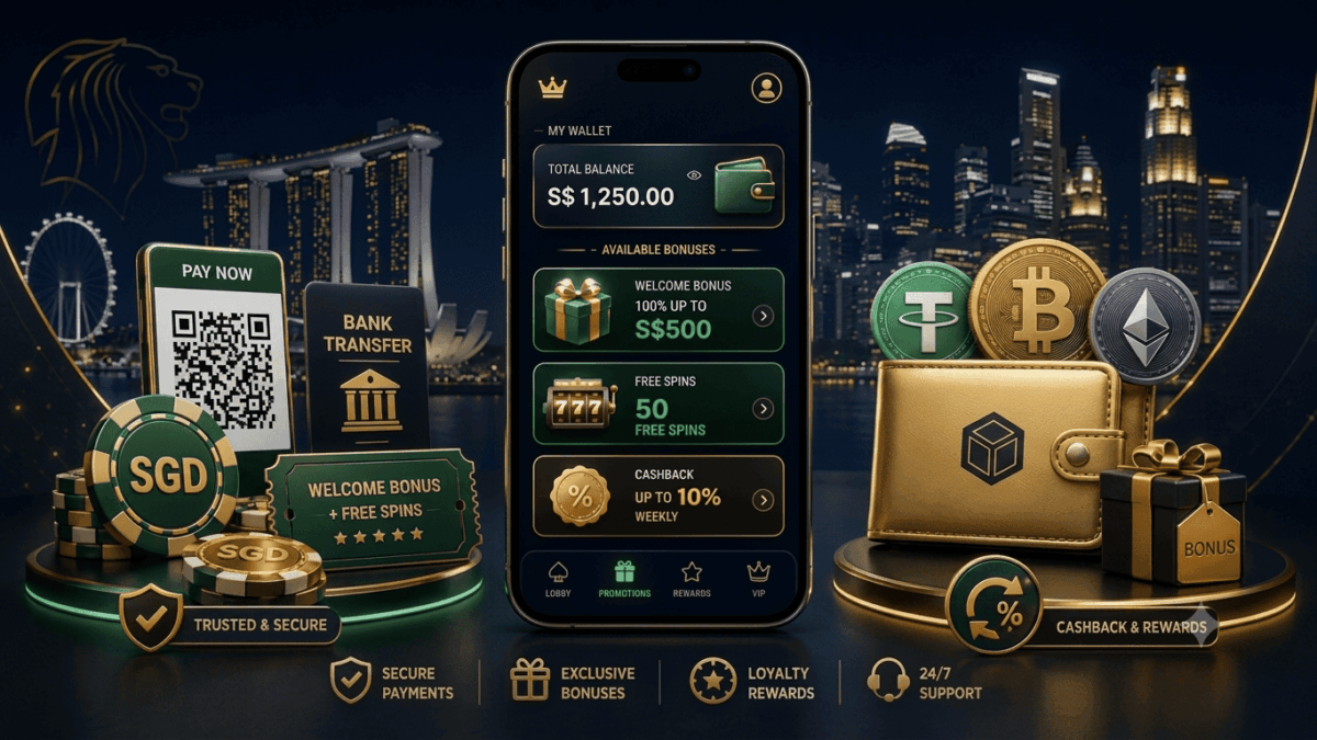 Casino Bonuses Singapore welcome offers with SGD deposit rewards and turnover checks
