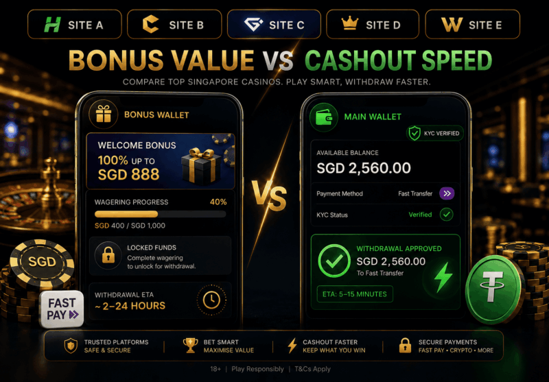 Singapore Online Casinos PayNow bank transfer