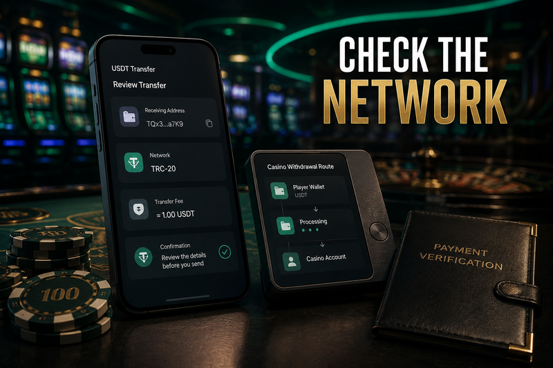 PayNow vs Bank Transfer vs USDT: Which Casino Payment Method Should Singapore Players Use? USDT casino payment network and withdrawal details being checked before transfer